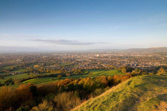 View of Cheltenham in the Cotswolds
