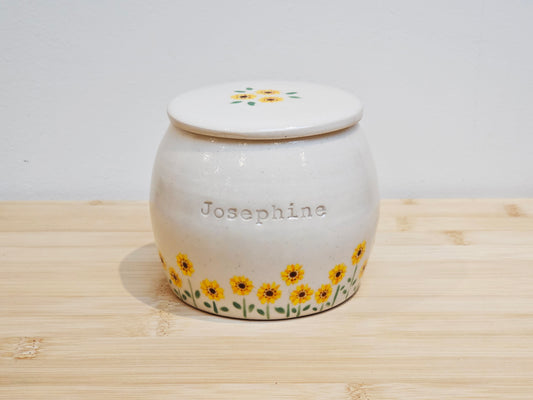 Sunflowers Pet Urn