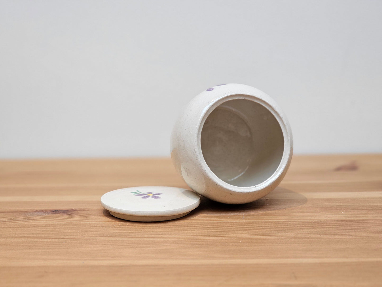 Purple Flowers Pet Urn