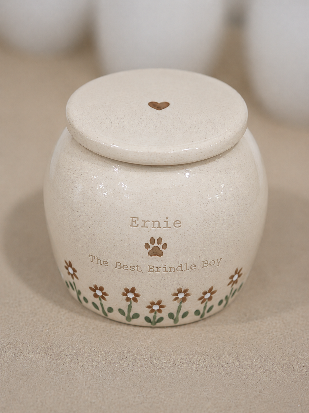 Custom Urn for Ernie
