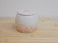 Orange Floral Pet Urn
