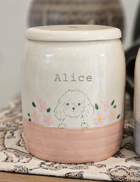 Custom Urn for Alice - with ball lid