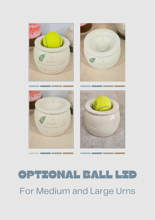 Green Daisies Pet Urn