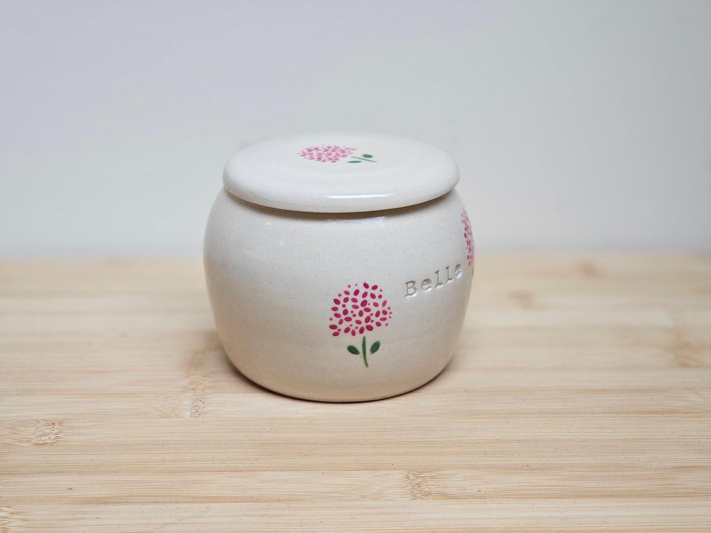 Hydrangea Ceramic Pet Urn