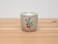Custom Order - Pottery guinea pig and Holly Berries Candle
