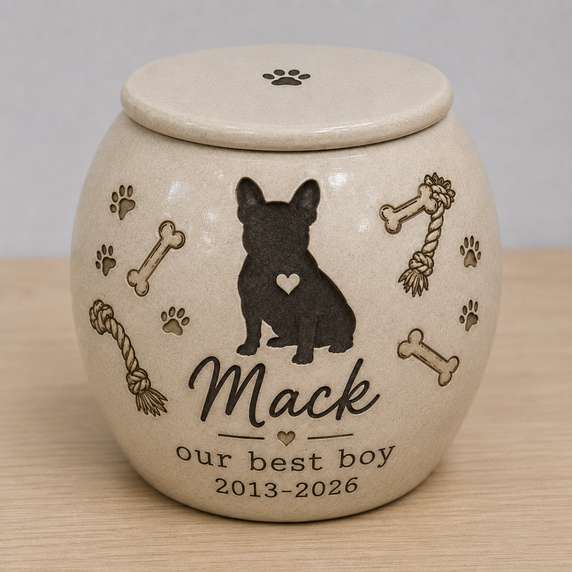 Custom Urn for Mack